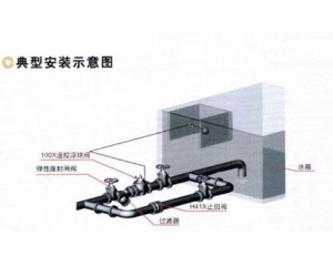 黃銅遙控浮球閥典型安裝